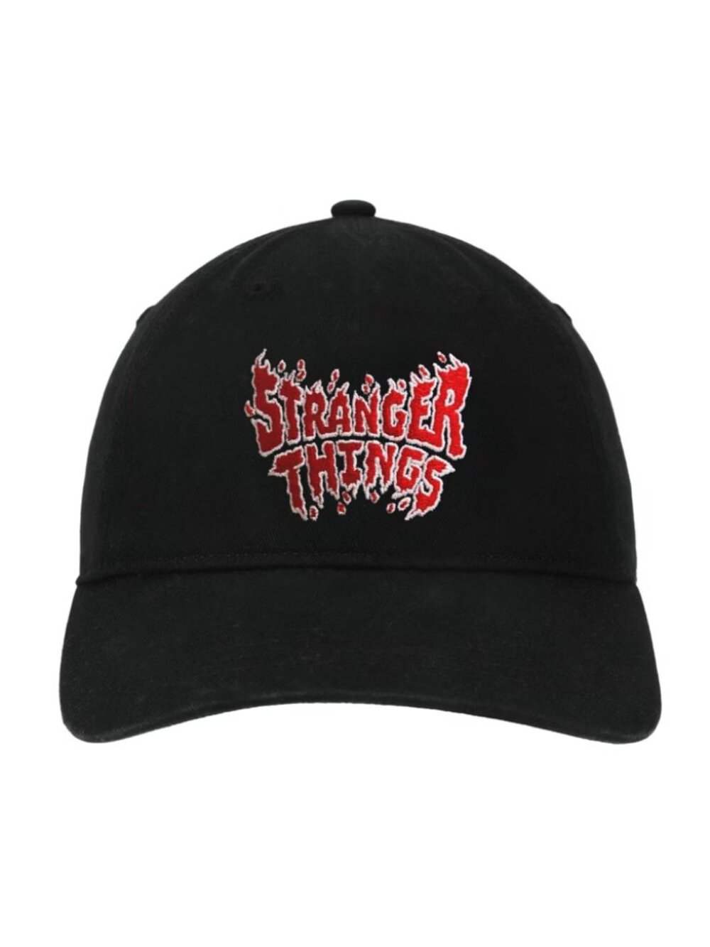 NEW Men's Authentic Stranger Things Baseball Hats - Black/Red